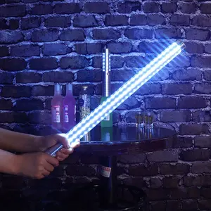 60cm長さ卸売LEDストロボボトルバトンスパークラーLEDライトフラッシュスティックシャンパンボトルサービスバークラブ装飾用 - Product Image 6