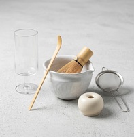 Verre à cocktail en borosilicate transparent à livraison rapide avec pied pour matcha, cocktail, café