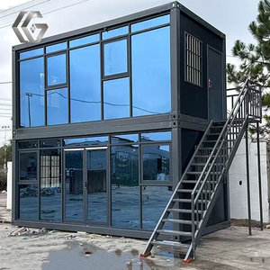 SKYLINE 20ft Casa contenedor plegable Instalación rápida Proveedor Panel sándwich de acero plegable <span class=keywords><strong>Edificio</strong></span> de oficinas de China - Product Image 3