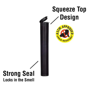 Tube en PS transparent de 16x112mm avec bouchon à vis en PP, qualité alimentaire, flacon étanche pour l'emballage de herbes, tabac, épices et produits à fumer - Vente en gros - Product Image 4