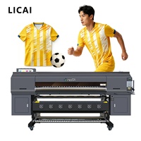 Imprimante à sublimation FD5198 de 1,9 m avec 8 têtes I3200, système d'alimentation en encre à température constante et système de tête d'impression anti-colmatage pour vêtements de sport