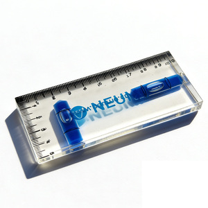 Nivel de burbuja horizontal mini tipo T transparente Doppler de nivel 3 para bricolaje en el hogar - Product Image 3