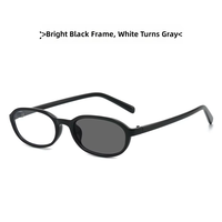 20314 Nouvelles Lunettes de Soleil Photochromiques Punk Cat-Eye Hommes Femmes Anti-Lumière Bleue Tendance Mode Rétro Personnalisables