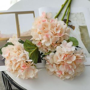 Fleurs d'hortensia artificielles en soie West Lake Butterfly, 50 cm, pour décoration intérieure et arche de mariage - Product Image 3