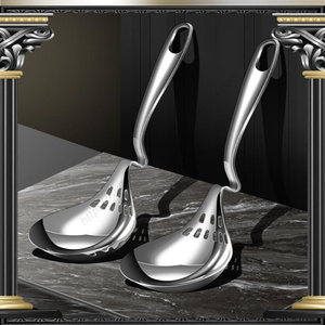 ชุดอุปกรณ์ครัวขายส่ง Syh261 ทัพพีด้ามยาว ช้อนกรอง สเตนเลสสตีล ตะแกรงกรอง ทำจากขนนกไก่ฟ้า - Product Image 5