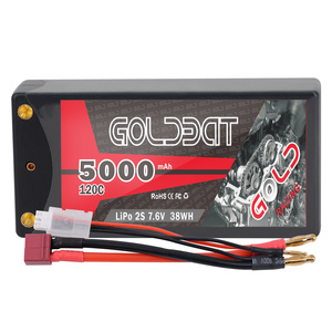 GPR POWER OEM Shorty Hard Case Battery HV 7.4V 5000mAh 120C RC Trucks XT60 Plug CE Certified - Product Image 1
