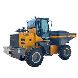 टॉपर नए 4wd फ्रंट एंड लोडर डीजल साइट मिनी डम्पर निर्माण कार्य 6टन हाइड्रोलिक टिपर व्हील लोडर - Product Image 3