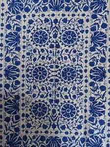 Cotton Suzani <b>Throw</b> Blanket Hand Embroidered <b>Bed</b> Sheet Bedspread Wall Hanging Table <b>Cover</b> Vintage Decor - Product Image 2