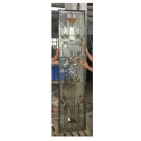דקורטיבי טיפאני זכוכית לוח עבור ברזל יצוק דלת מוסיף