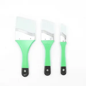 Paint For Wall Paint Tool 3 PCS Set Slanted Head Blue White Hair Green Black Tail Plastic Handle Nylon Bevel brush