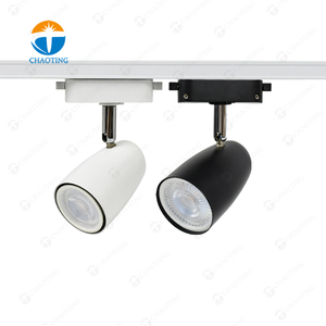Đèn Chiếu Điểm GU10 Thương Mại Chất Lượng Cao Đèn Chiếu Điểm COB Vỏ Bọc Cố Định Bằng Nhôm 2 Dây Không Nhấp Nháy Đèn Led Theo Dõi - Product Image 1