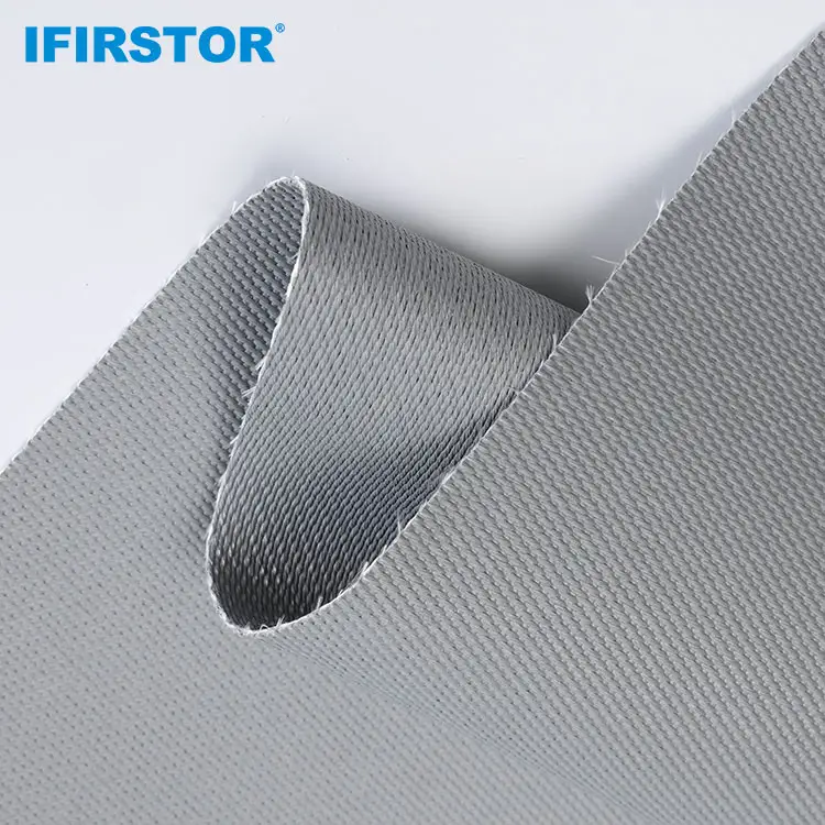 Materiale isolante resistente al calore coperta antincendio per cortina di fumo in Silicone tessuto in fibra di vetro