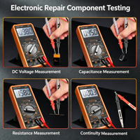 Multimeter Digital 9505A - Akurasi Tinggi 1000V Voltmeter Ammeter NCV CE RoHS dengan Garansi 1 Tahun Kontinuitas untuk