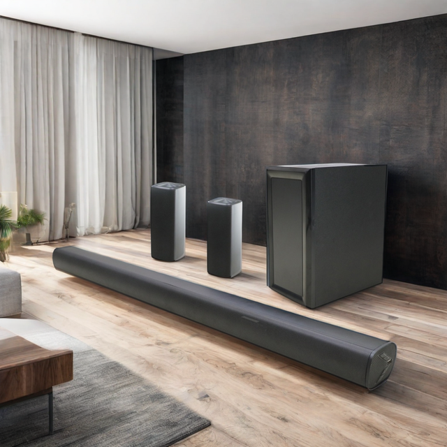 High Quality 5.1CH 7-Speaker Home Theatre System for Sound Bar Wireless Subwoofer Optical Interface for ARC TV Theater
