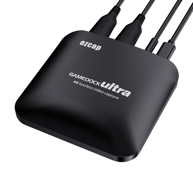 Ezcap326C 4K Video Game Capture Card HDR Loop Mic in 1080P 60fps 120FPS Recording Box USB 3.1 Type C Game Live Streaming Device