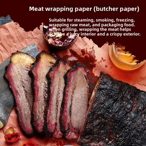 Papier kraft fumé rose recyclable <span class=keywords><strong>de</strong></span> qualité alimentaire pour emballage <span class=keywords><strong>de</strong></span> viande <span class=keywords><strong>de</strong></span> <span class=keywords><strong>boucher</strong></span> pour barbecue - Product Image 6