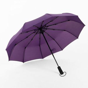 Paraguas Plegable Automático de 3 Secciones, Resistente al Viento, con Logotipo Personalizado, Precio Económico - Product Image 4
