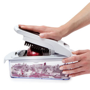 Affettatrice <span class=keywords><strong>Manuale</strong></span> Multifunzione Ecologica in Metallo per Verdure Trituratore per Cipolle e Patate in Acciaio Inox - Product Image 1