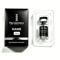 Boîte à médicaments avec logo personnalisé en relief, boîte cosmétique, boîte en carton pour flacon de peptide, boîte en carton pour flacon de 3 ml/10 ml, boîte en plastique et boîte en carton combinées