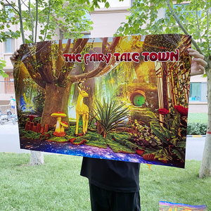 Tùy chỉnh bán buôn quảng cáo A0 a1large không thấm nước Vinyl tường Áp phích in ấn 24x36 dính Poster in ấn - Product Image 2