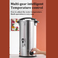 Samovar électrique avec robinet, cafetière, samovar en acier inoxydable de 20 L, haute qualité