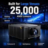 Projecteur de projection mapping professionnel 25000 ANSI Lumens 3LCD WUXGA avec fusion des images, fabricant OEM ODM