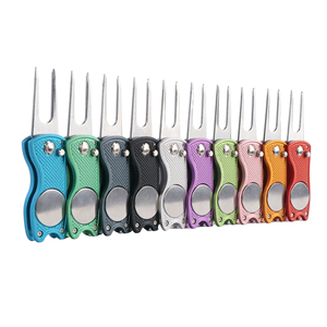 Tùy Chỉnh Kim Loại Golf Bóng Đánh Dấu Chai Opener Golf <span class=keywords><strong>Divot</strong></span> Pitch Công Cụ Sửa Chữa Golf <span class=keywords><strong>Divot</strong></span> Công Cụ Sửa Chữa - Product Image 1