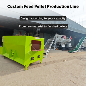 Mezcladora de Alimentos Horizontal de Doble Eje de 5CBM para Mezclar y Triturar Ensilaje, Heno y Ración Totalmente Mezclada para Ganado Vacuno, Ovino, Caballar y de Granja - Product Image 2