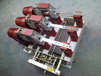 Interruptor de Corte de Carga SF6 Trifásico de Alta Tensión para Interiores 12kv/24kv/33kv, Interruptor Aislador de Metal de Cobre, Certificado ISO9001:2008, Industrial