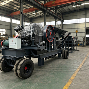 Máquina Trituradora de Piedra Portátil Pequeña de Alta Calidad, Mini Trituradora, Molino de Martillos Móvil, Escala Industrial con Motor Diésel - Product Image 5