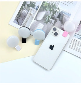 Cámara <span class=keywords><strong>con</strong></span> Clip USB Recargable Portátil de <span class=keywords><strong>Buena</strong></span> Calidad, Anillo de Luz para Teléfono Móvil, Luz de Relleno para Selfies - Product Image 1