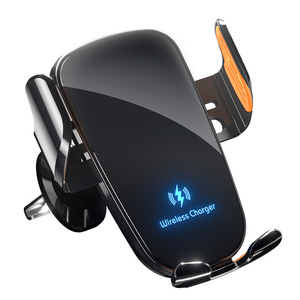 Car Phone Holder <b>Wireless</b> Charger 15W Air Vent Mount 360 Degree Rotation Clip On Type - Product Image 1