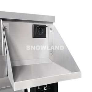 Réfrigérateur commercial autoportant de station de cocktail de combinaison d'acier inoxydable de 1200 mm pour le bar - Product Image 4