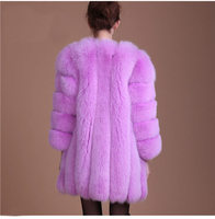 Veste en fausse fourrure de renard douce de haute qualité, manteau en peluche à manches longues décontracté pour femmes, vêtements d'extérieur élégants et chauds pour l'hiver