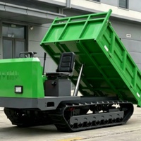 Mini-dumper sur chenilles 1T 2T 3T pour la construction et l'agriculture