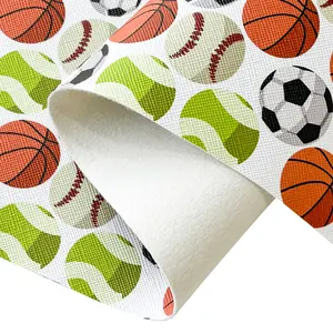 لفافات من الجلد الصناعي مطبوع عليها شخصيات كرتونية تُستخدم في لعب كرة القدم للبيع بالجملة بتصميم جديد مصنوعة من النسيج المصنوع من الفينيل لحقائب الأحذية