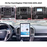 Radio de Coche Vertical Estilo Tesla de 16.8'' para Ford Raptor F150 F250 2015-2021 con Navegación Android, GPS, Unidad Principal Estéreo Multimedia, CarPlay y 4G