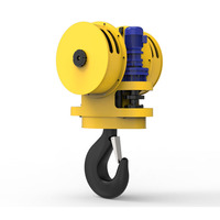 Crochet de grue rotatif motorisé à 360 degrés avec loquet de sécurité