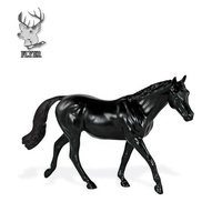 Ornements d'extérieur pour la maison Statues de chevaux en fibre de verre en résine grandeur nature à vendre