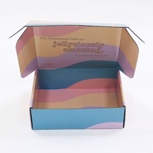 Boîtes en carton recyclables personnalisées imprimées métallisées pour l'expédition de vêtements, cadeaux, chaussures, chapeaux, boîtes de courrier pour banqueurs - Product Image 4