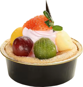 Vasos pequeños desechables de papel de aluminio, taza de papel de aluminio para panadería, moldes redondos coloridos para pasteles, moldes para hornear de papel de aluminio - Product Image 1