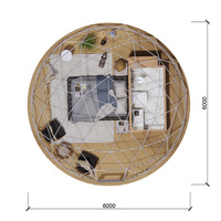Dôme géodésique de luxe 2026 pour hôtel extérieur quatre saisons, tente de glamping avec tissu PVC, hébergement en dôme de resort