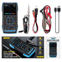 2C23T FNIRSI Osiloskop Multimeter Genggam Portabel dengan Layar Berwarna untuk Perbaikan Radio Drone 3-in-1 Kanal Ganda