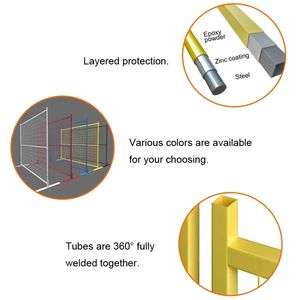 Hot bán có thể tháo rời ngoài trời tạm thời xách tay canada hồ bơi hàng rào - Product Image 5