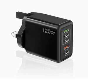 Cargador de Pared USB de 12 W y 5 V con Carga Rápida para Teléfono Móvil con Protección Contra Sobrecorriente, Enchufe Blanco - Product Image 1