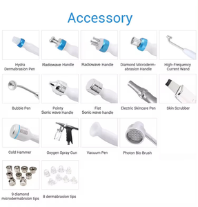 New Style 14 in 1 Dermabrasion Hydro Aqua Facial Machine Microdermabrasion Water Hydra Hydrodermabrasion Machine - Product Image 4