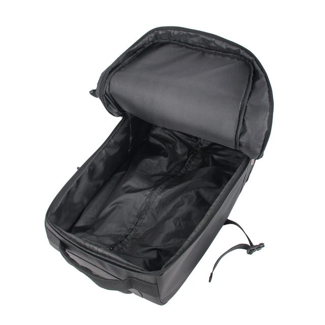 Topcooper Black Large Rolling Backpack Carry-on Luggage With Wheels for School Travel
