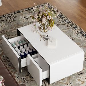 2026 Smart Coffee Table Refrigerator With Music <b>Speaker</b> Wireless Charging Multifunctional Small Furniture Smart Coffee Table - Product Image 1