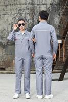 TNC6922 Ensemble uniforme de travail à manches courtes style été pour hommes, ensemble de vêtements de travail à séchage rapide, ensemble chemise et pantalon de travail durables pour mécanicien