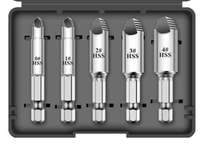 Kit d'outils de démontage d'extracteur de vis endommagé par goujon de boulon cassé Double face de 4 pièces en gros
